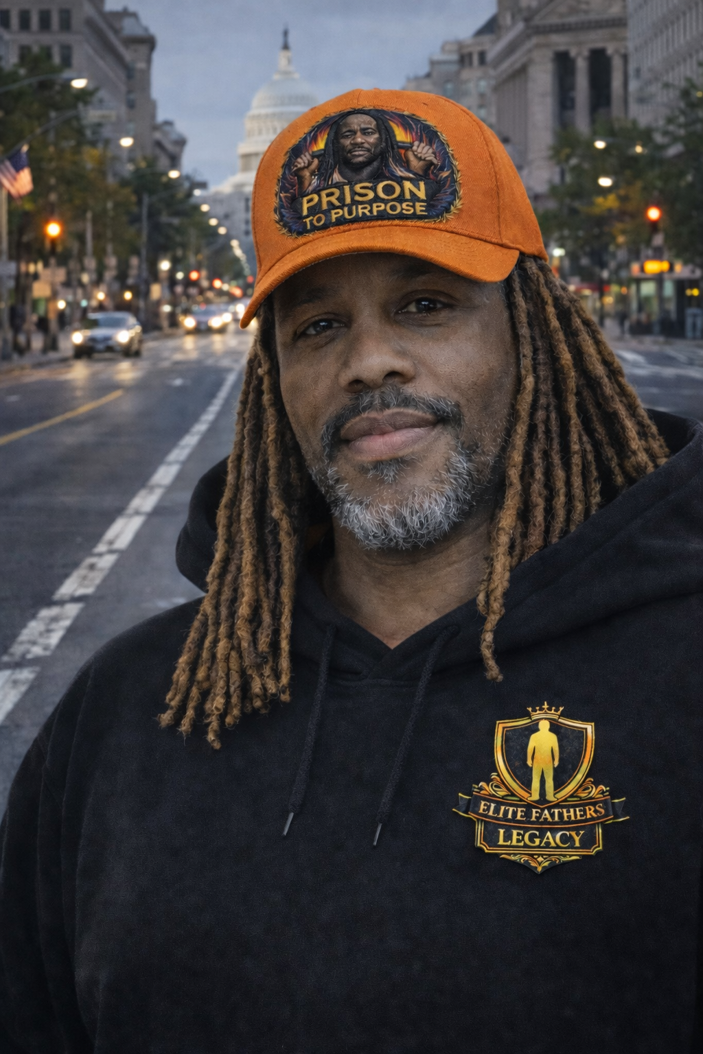 Prison to Purpose Hoodie — Inspirational Reform & Redemption College Hoodie