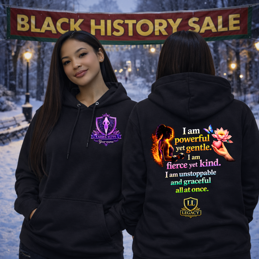 Powerful Yet Gentle Hoodie – Ladies Elite Collection