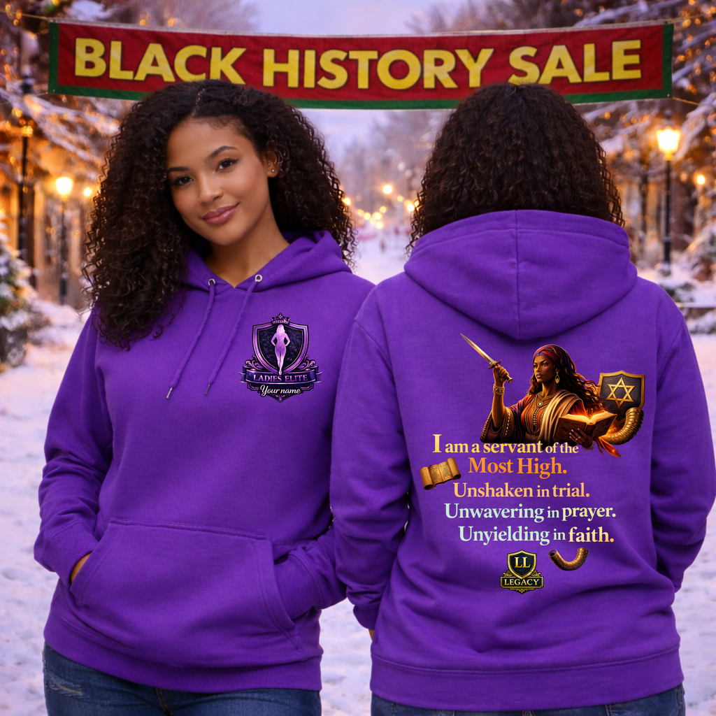 Servant of the Most High Hoodie – Ladies Elite Collection