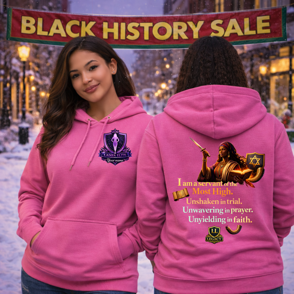 Servant of the Most High Hoodie – Ladies Elite Collection