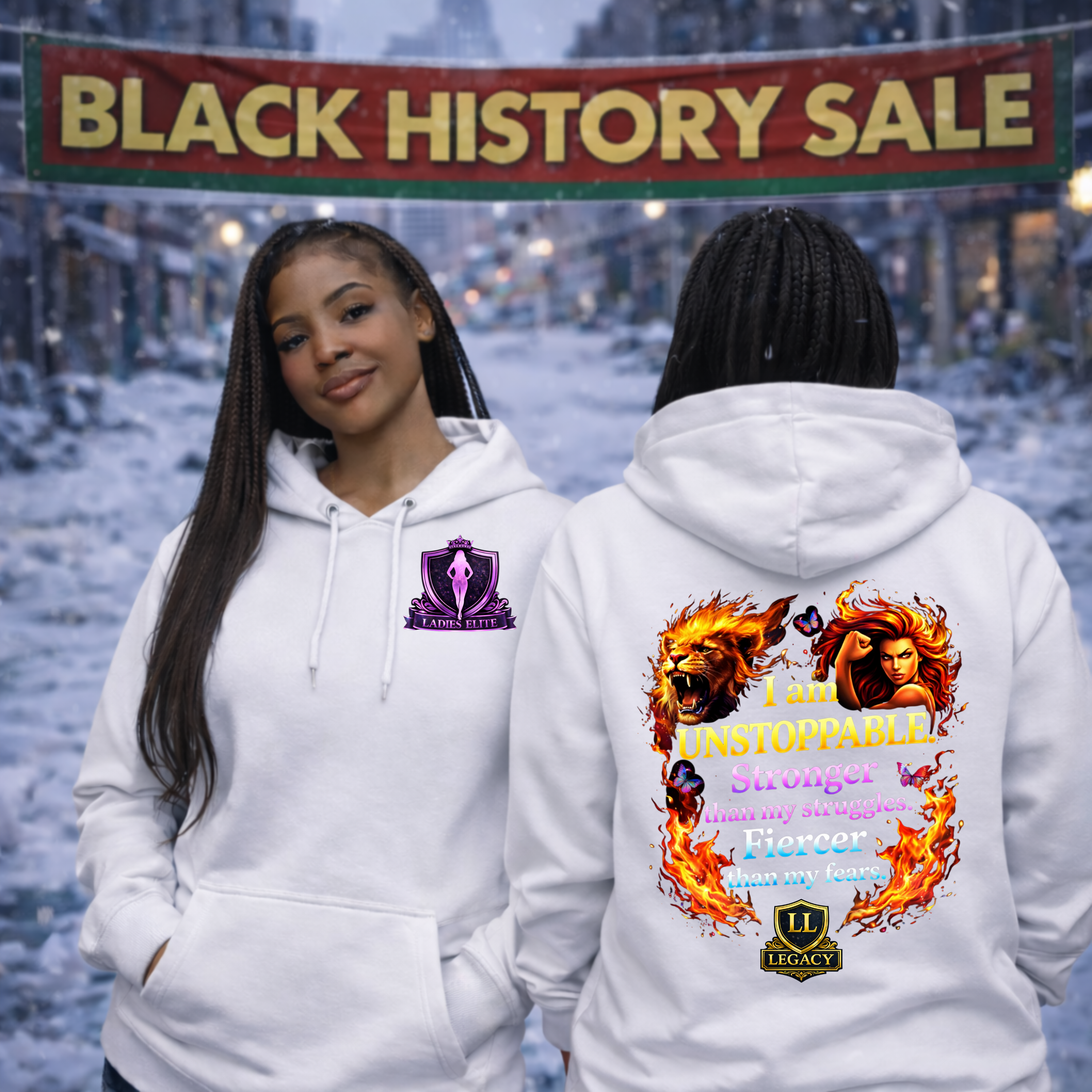 Unstoppable Hoodie – Ladies Elite Collection