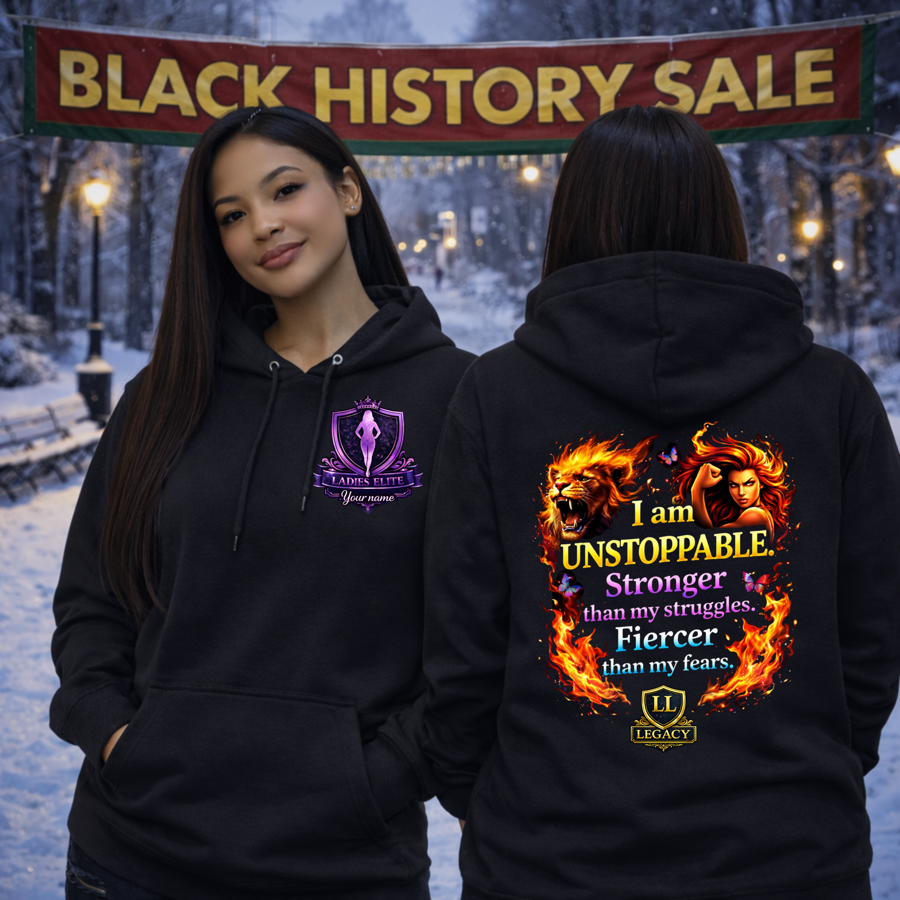 Unstoppable Hoodie – Ladies Elite Collection