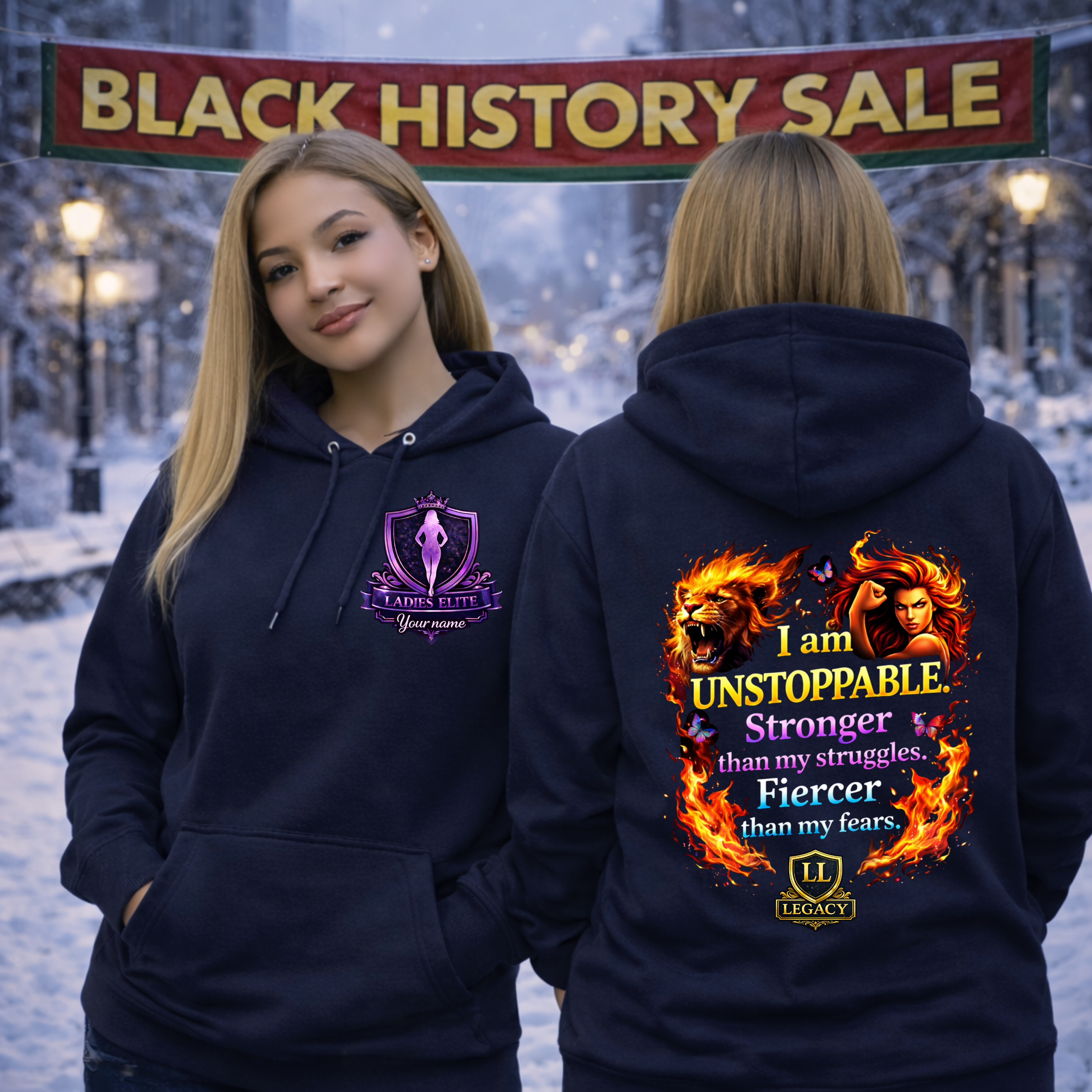 Unstoppable Hoodie – Ladies Elite Collection