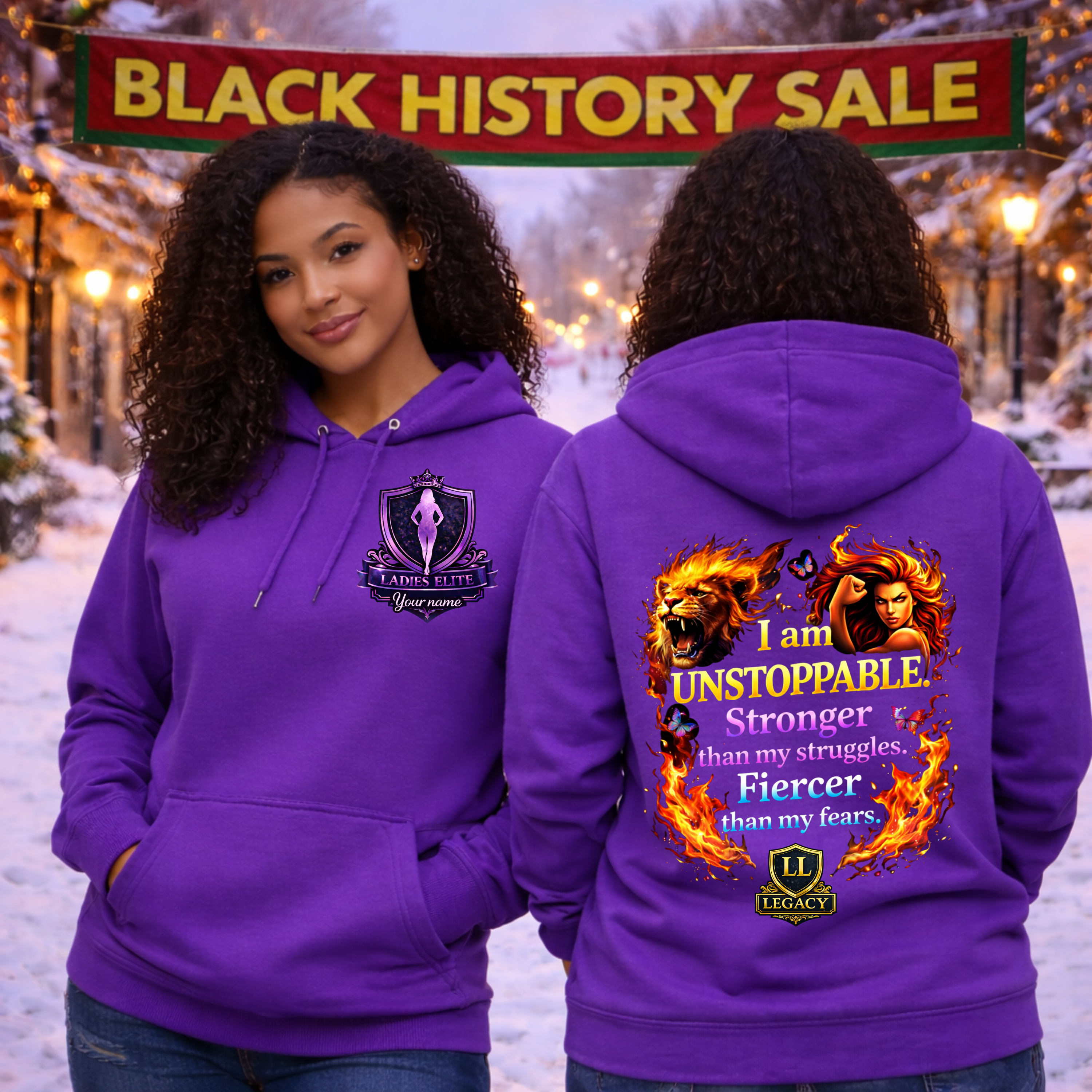 Unstoppable Hoodie – Ladies Elite Collection