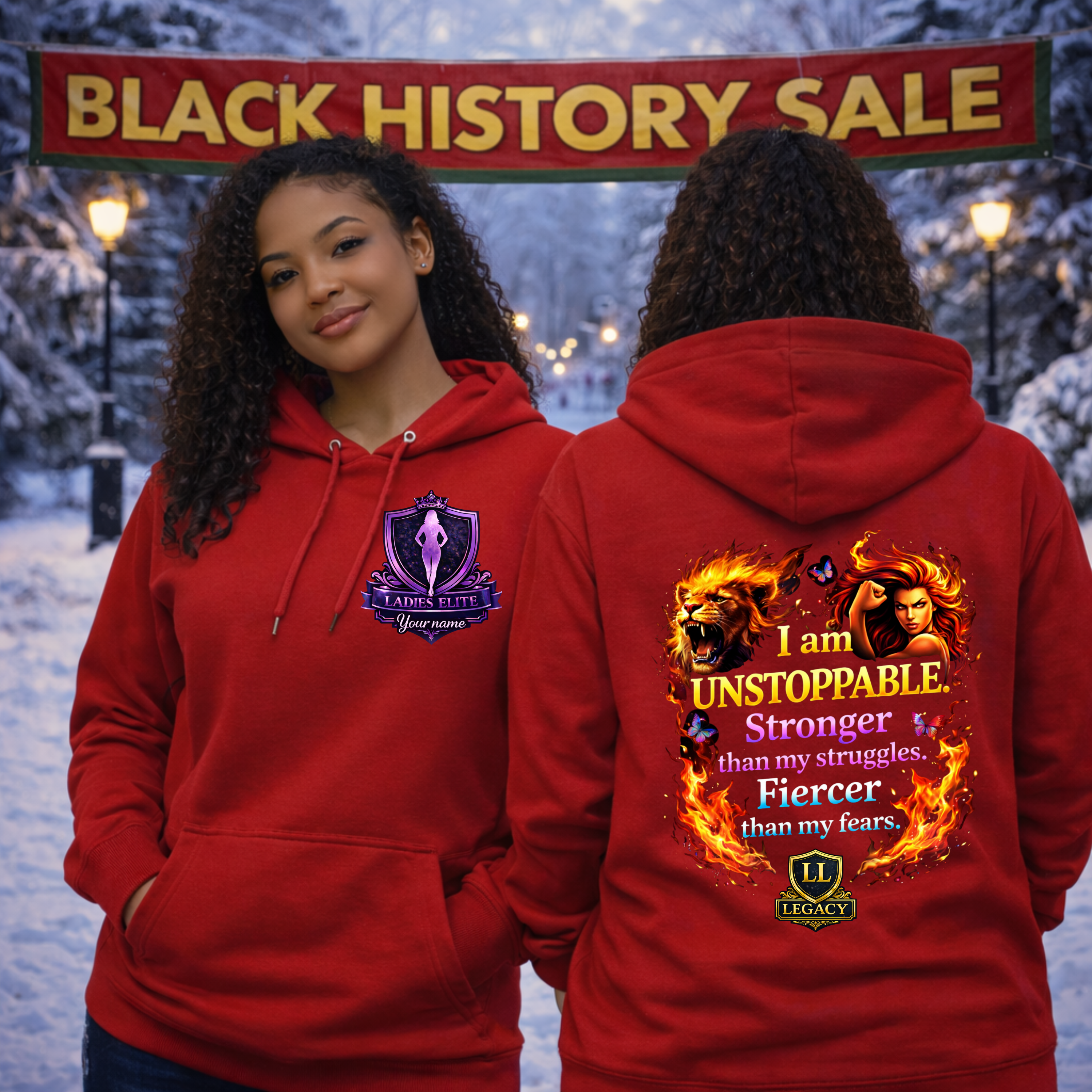 Unstoppable Hoodie – Ladies Elite Collection
