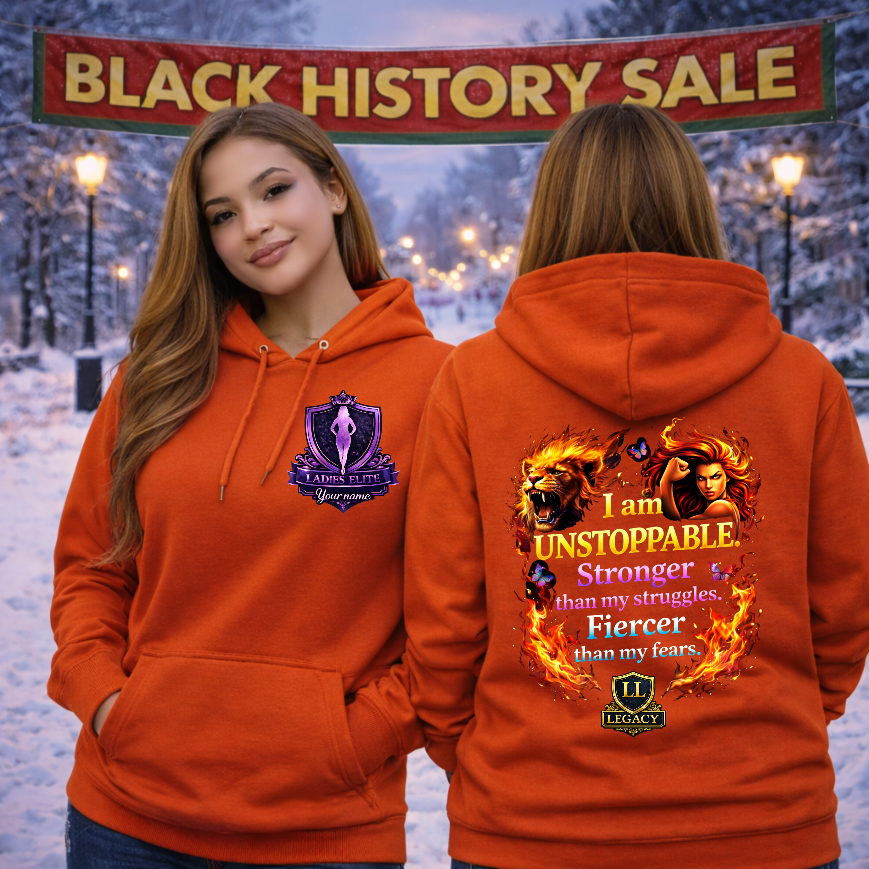 Unstoppable Hoodie – Ladies Elite Collection
