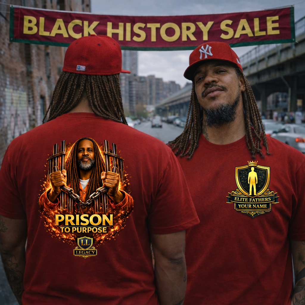 Prison to Purpose Shirt – Motivational Graphic Tee, Inspirational Transformation T-Shirt, Gift for Men & Women