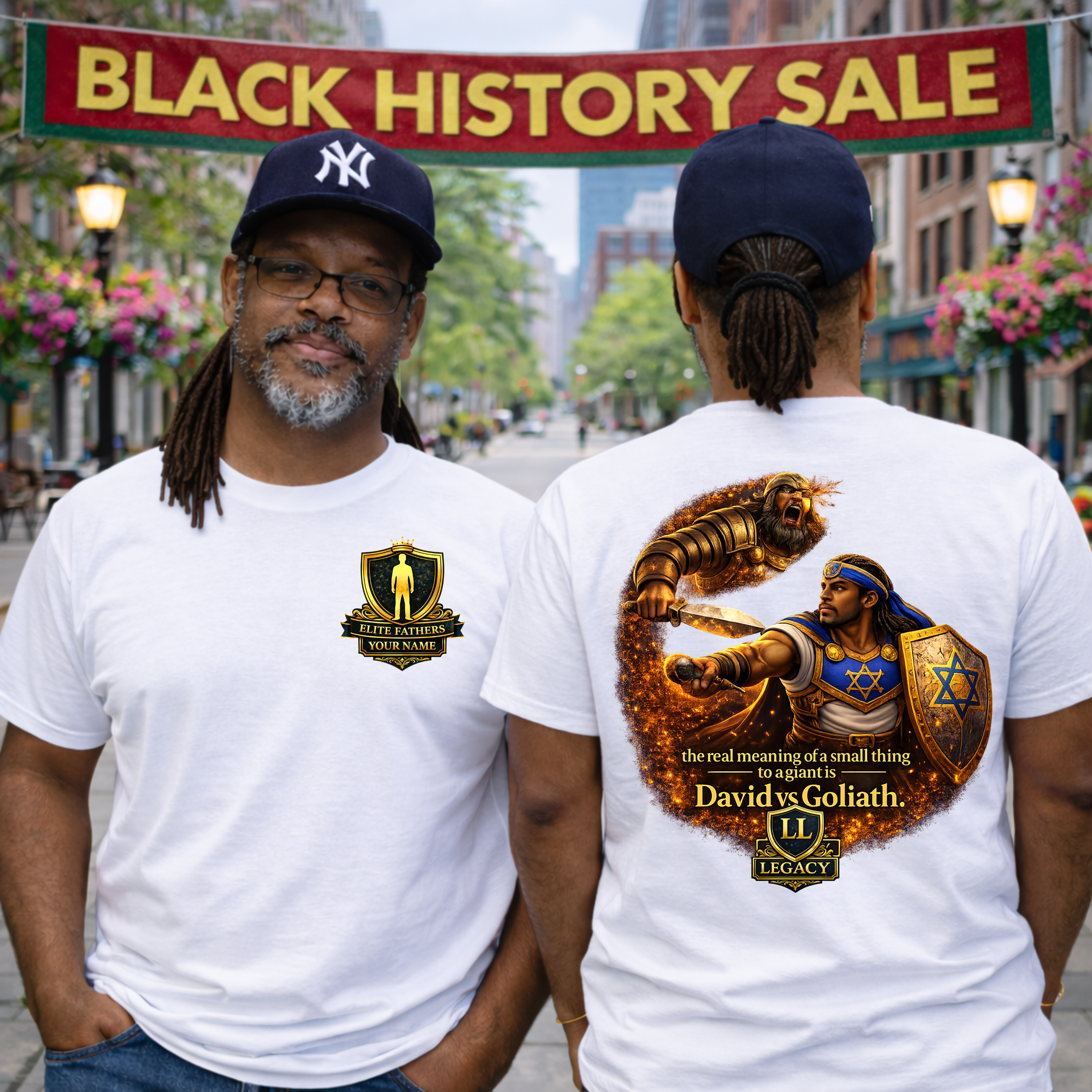 David vs Goliath Shirt – Faith Inspired Motivational Graphic Tee, Bible Quote Christian Streetwear, Gift for Believers