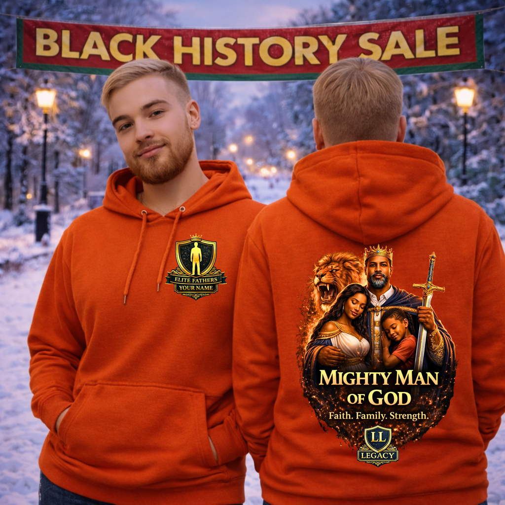 Mighty Man of God Premium Hoodie – Legacy Elite Fathers Collection