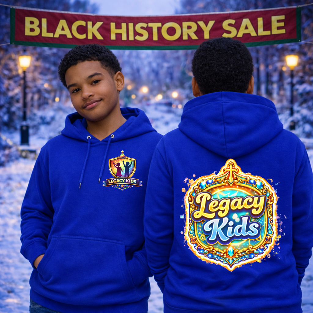 Legacy Kids Hoodie — Colorful Shield Logo Youth Sweatshirt - Legacy Kids Collection