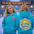 Legacy Kids Hoodie — Colorful Shield Logo Youth Sweatshirt - Legacy Kids Collection