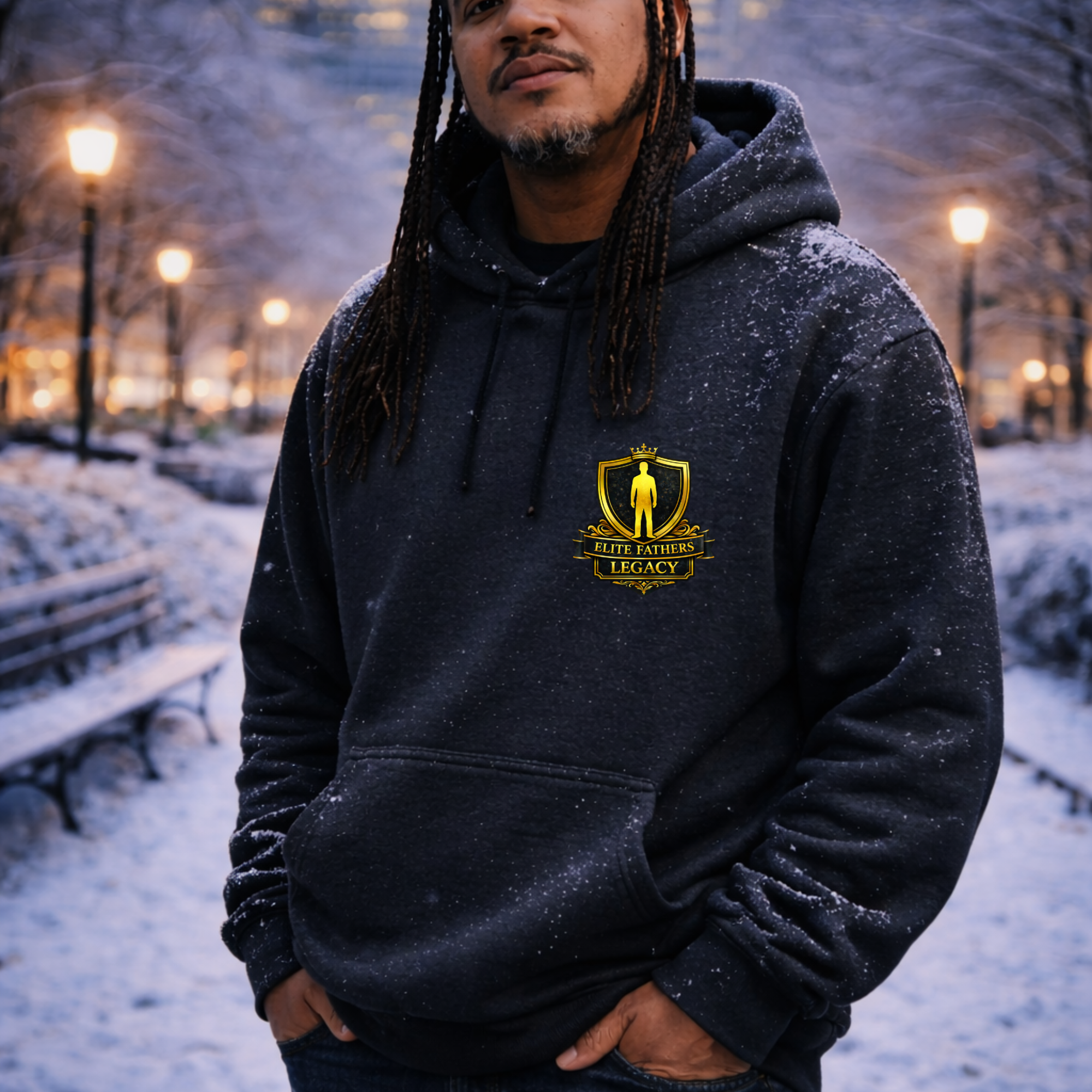 Men’s Legacy Legendary Branding Hoodie – Front & Back Graphic Streetwear Pullover, Premium Casual Hoodie for Men, Gift for Him